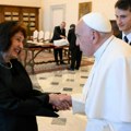Predsednica S. Makedonije sa papom razgovarala o podršci Vatikana regionu na putu ka EU