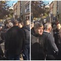 Tenzije ispred Šabačke gimnazije: Direktor škole doveo privatno obezbeđenje, sprečavaju đake da stupe u blokadu VIDEO
