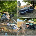 Jezive scene nakon saobraćajne nesreće kod Šida: Automobil beogradskih tablica probio ogradu i zakucao se u drvo, stvari…