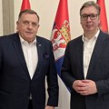Vučić sa Dodikom o ključnim temama - regionalnoj stabilnosti i saradnji Srbije i Srpske