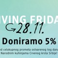 Inicijativa Giving Friday - dm donira 5% prometa ostvarenog 28. novembra