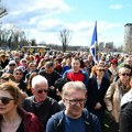 Protest građana zbog najavljene izgradnje crkve kod Štranda u Novom Sadu