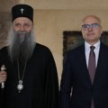 Prvi zvanični susret premijera Vučevića sa patrijarhom Porfirijem