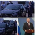 Umalo karambol Vladimir Putin za dlaku izbegao sudar Njegovu limuzinu smesta okružilo 7 agenata, kamere snimile dramu (video)