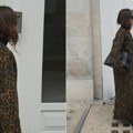 Animal print nastavlja da dominira, a leopard kaput je it komad i ove sezone