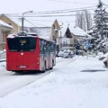 Problemi zbog snega na četiri linije gradskog javnog prevoza