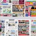 Naslovne strane današnjih novina: Prelistavanje štampe za subotu, 21. jun 2025. godine