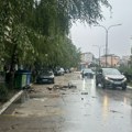 Olujno nevreme zahvatilo Čačak, vetar obarao drveće