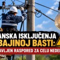 Brojna naselja u Bajinoj Bašti bez struje: Elektrodistribucija objavila raspored isključenja do petka