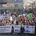 Prosvetni radnici iz više gradova Srbije stigli na protest u Čačku (VIDEO)