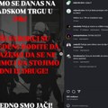 Građani se večeras okupljaju u Valjevu da pruže podršku uhapšenima