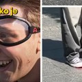 Od crvenih otisaka stopala do skoka iz aviona! David je stao u Beogradu, umesto na fakultet evo gde je odveden