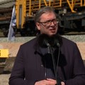 Vučić na ceremoniji početka izgradnje železničke obilaznice oko Niša