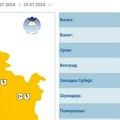 Narandžasti meteoalarm za sredu 24. jul 2024.godine