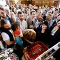 Sveti Sava ponovo među nama: Mošti stigle u Vaznesenjski hram FOTO/VIDEO
