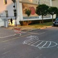 Građani nacrtali pravu zebru ispred Arhiva Vojvodine, ismevaju direktora