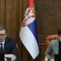 U nedelju sednica Vlade o pitanjima od strateškog značaja za Srbiju, prisustvovaće i Vučić i Brnabić