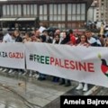 Treći protest podrške Palestincima u Novom Pazaru