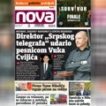 „Nova“ piše: Direktor „Srpskog telegrafa“ udario pesnicom Vuka Cvijića