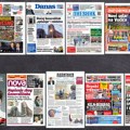Naslovne strane današnjih novina: Prelistavanje štampe za četvrtak, 15. maj 2025. godine