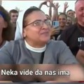 Časna sestra godinama živela u Sremskoj Mitrovici, a sada na Tompsonovom koncertu poručila: „Neka vide da nas ima“