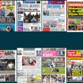 Naslovne strane današnjih novina: Prelistavanje štampe za četvrtak, 13. novembar 2025. godine