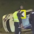 Automobil se prevrnuo na auto-putu kod Bubanj Potoka