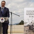 Vučić: Poklonivši se senima ubijene dece na Petrovačkoj cesti, obećali smo da ih nikada nećemo zaboraviti