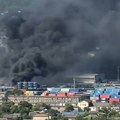 VIDEO: Požar na ruskom naftnom terminalu na obali Crnog mora, zapalile se palete