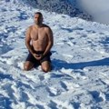 Vladimir je srpski Ledeni čovek! U šortsu ide kroz sneg po debelom minusu i osvaja planinske vrhove u zemlji i regionu…