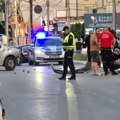 Saobraćajna nesreća na Altini: Automobilom izleteo na glavnu ulicu, pa se zakucao u motor (foto)