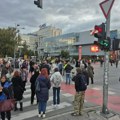 Počeo protest: Blokirana raskrsnica kod Merkatora