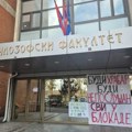 Blokada Dekanata novosadskog Filozoskog fakulteta u znak podrške Jeleni Kleut