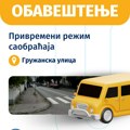 Privremeni režim saobraćaja u Gružanskoj ulici