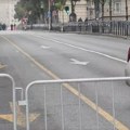 Blokiran deo centra grada, blizu sedišta Republičke izborne komisije