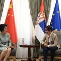 Predsednica vlade Ana Brnabić primila ambasadorku Kine Čen Bo u oproštajnu posetu