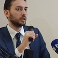 Pavle Grbović u petak na protestu u Kragujevcu