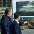 "Biće lepši i luksuzniji od Marakane": Aleksandar Vučić obišao radove na Nacionalnom stadionu