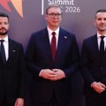 Vučić na otvaranju Samita EU-Zapadni Balkan u Tivtu sa Milatovićem i Spajićem