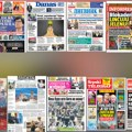 Naslovne strane današnjih novina: Prelistavanje štampe za četvrtak, 27. avgust 2026. godine