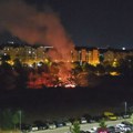VIDEO: Devastiranje parka na Novom naselju - vrhunac požar