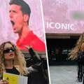 Albanska pevačica izazvala bes srpskog naroda: Osvanuo snimak kako reaguje na Novaka, mnogima se neće dopasti