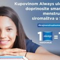 Always i Prijatelji dece Srbije udružuju snage sa ciljem da omoguće devojkama neometano obrazovanje
