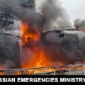 Požar i povrijeđeni u napadu dronom na skladište nafte u Rusiji