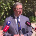 Vučić: Nadam se da će ludilo mržnje u svetu da prestane, želim Trampu brz oporavak