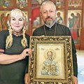 Ikona iz moskovske patrijaršije darovana Srbima u Jagodnjaku