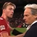 Fudbaler Danske odgurnuo selektora Portugala, slavio kao Ronaldo, pa nije mogao da se suzdrži