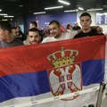 VIDEO Tu smo zbog vas: „Orlovi“ stigli u Srbiju, na aerodromu masa navijača