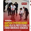 Policija pohapsila krvave šake u američkom kongresu