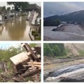 Opšta katastrofa u komšiluku, poplavljeni putevi, groblja, kuće Narod se evakuiše bagerima! (video)